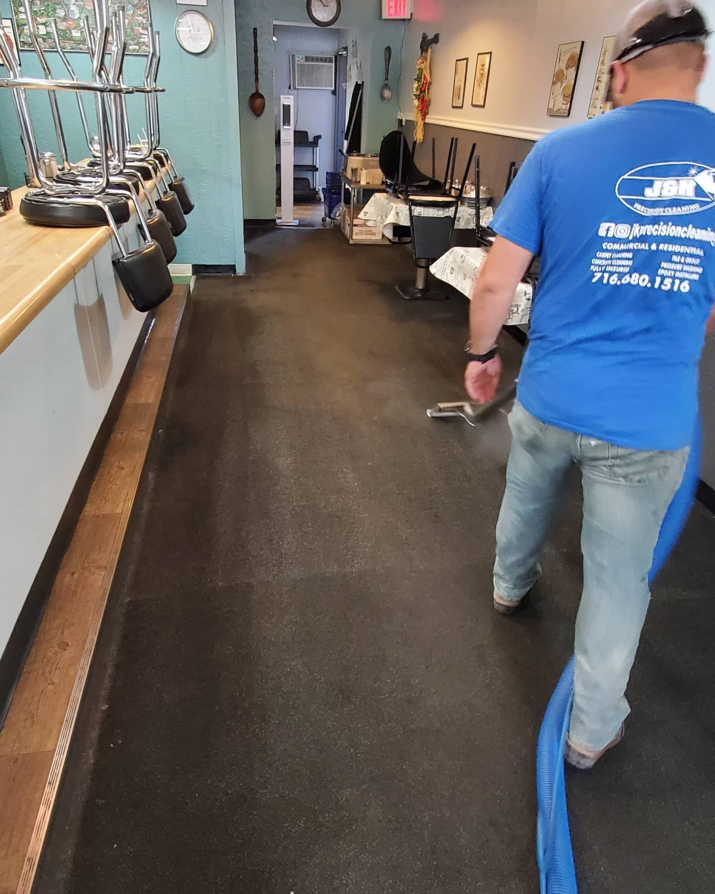 J&K Precision Cleaning performing office cleaning
