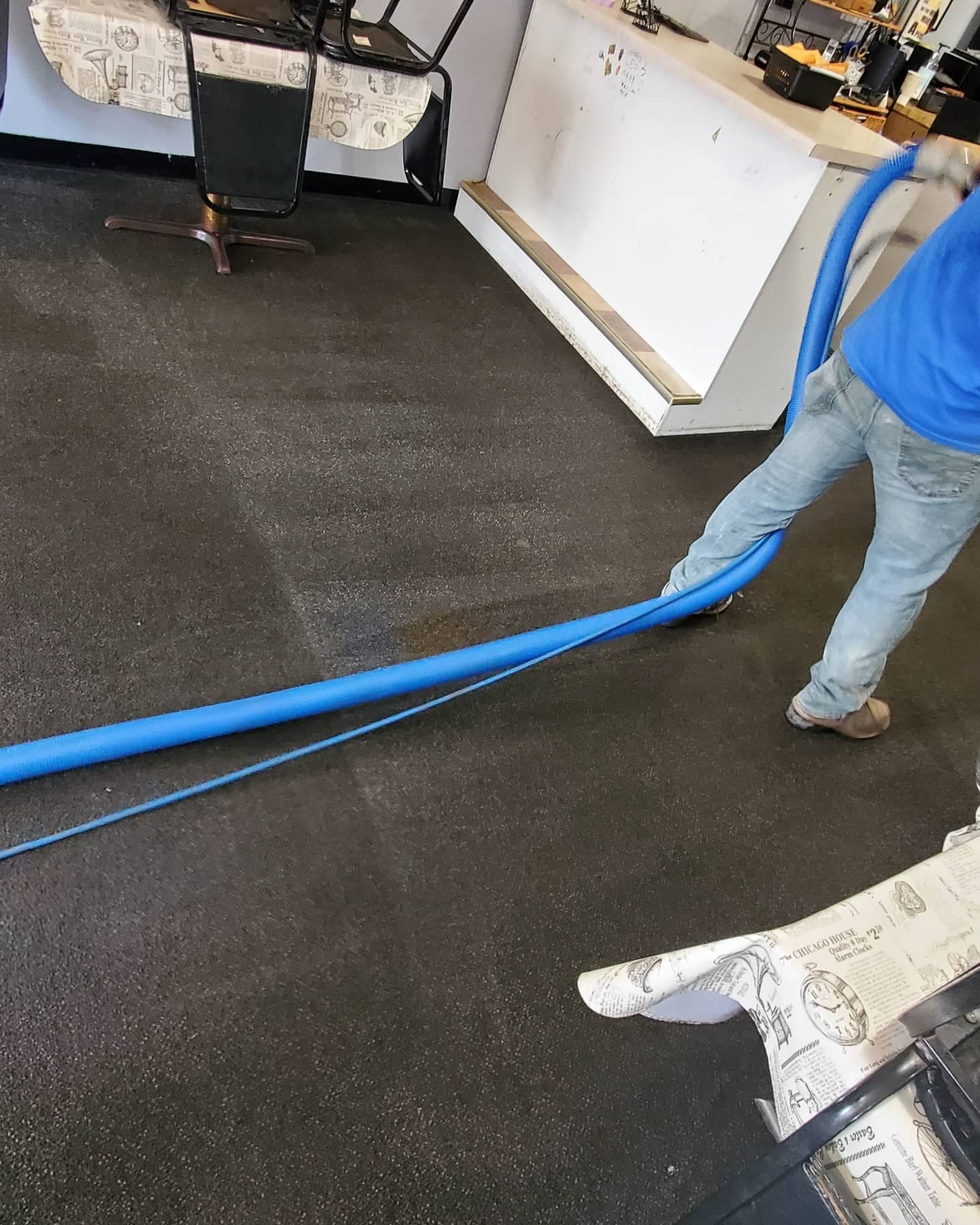 J&K Precision Cleaning performing flood damage cleanup & water restoration
